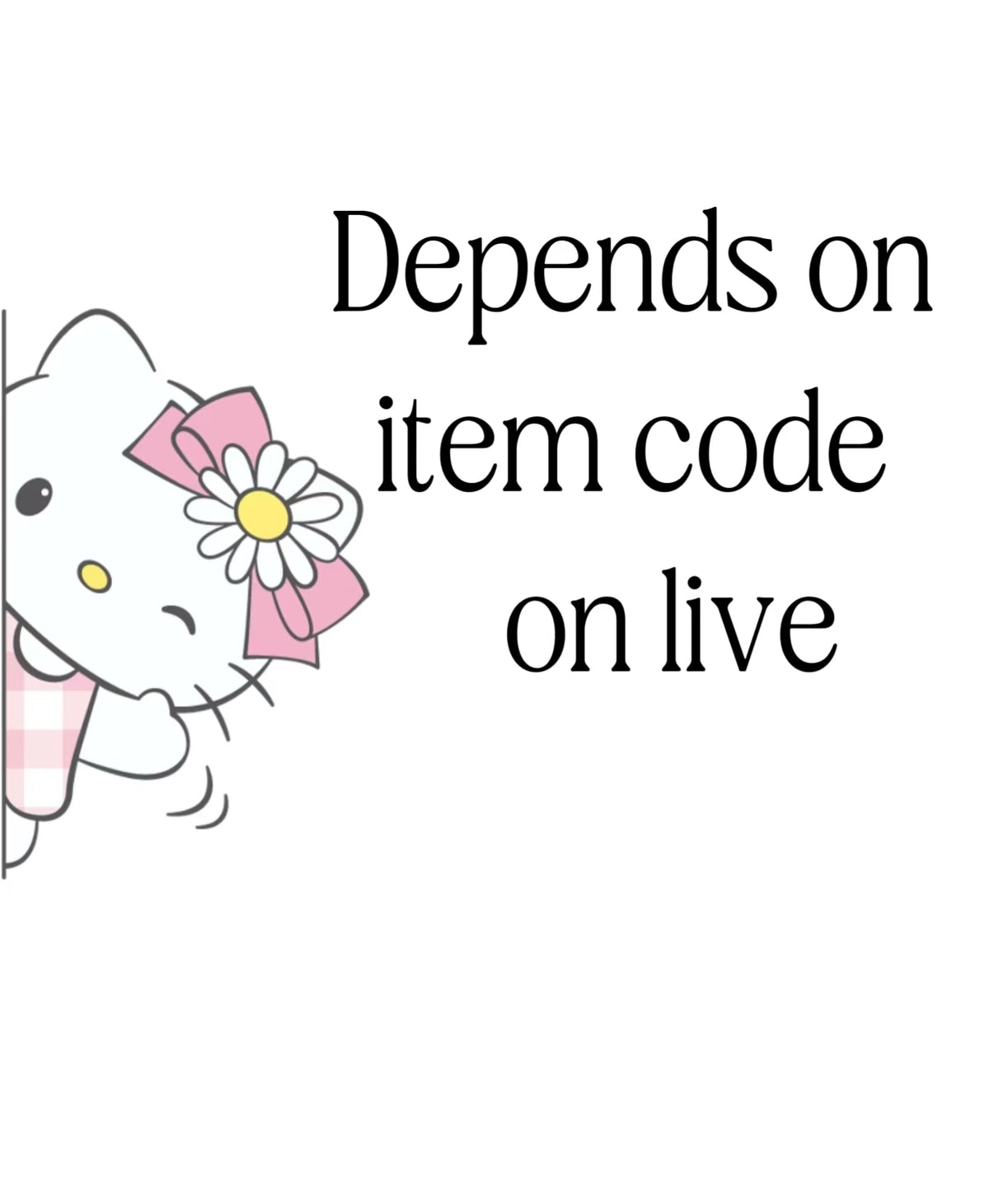 Live sale link